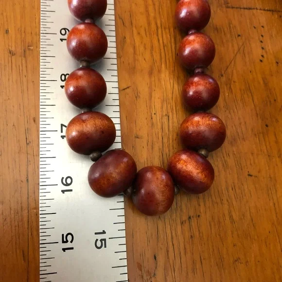 Real Victorian Heirloom Koa Necklace - Picture 13 of 15